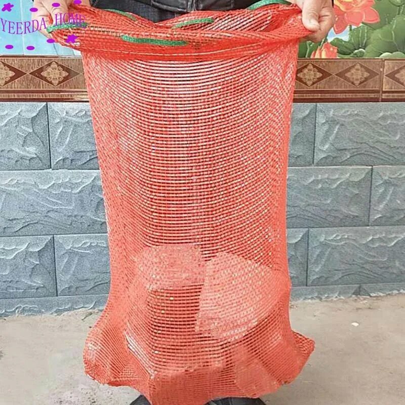 Сетчатые сумки для хранения полиэстер 10 шт 70x90cm load 40KG Green color