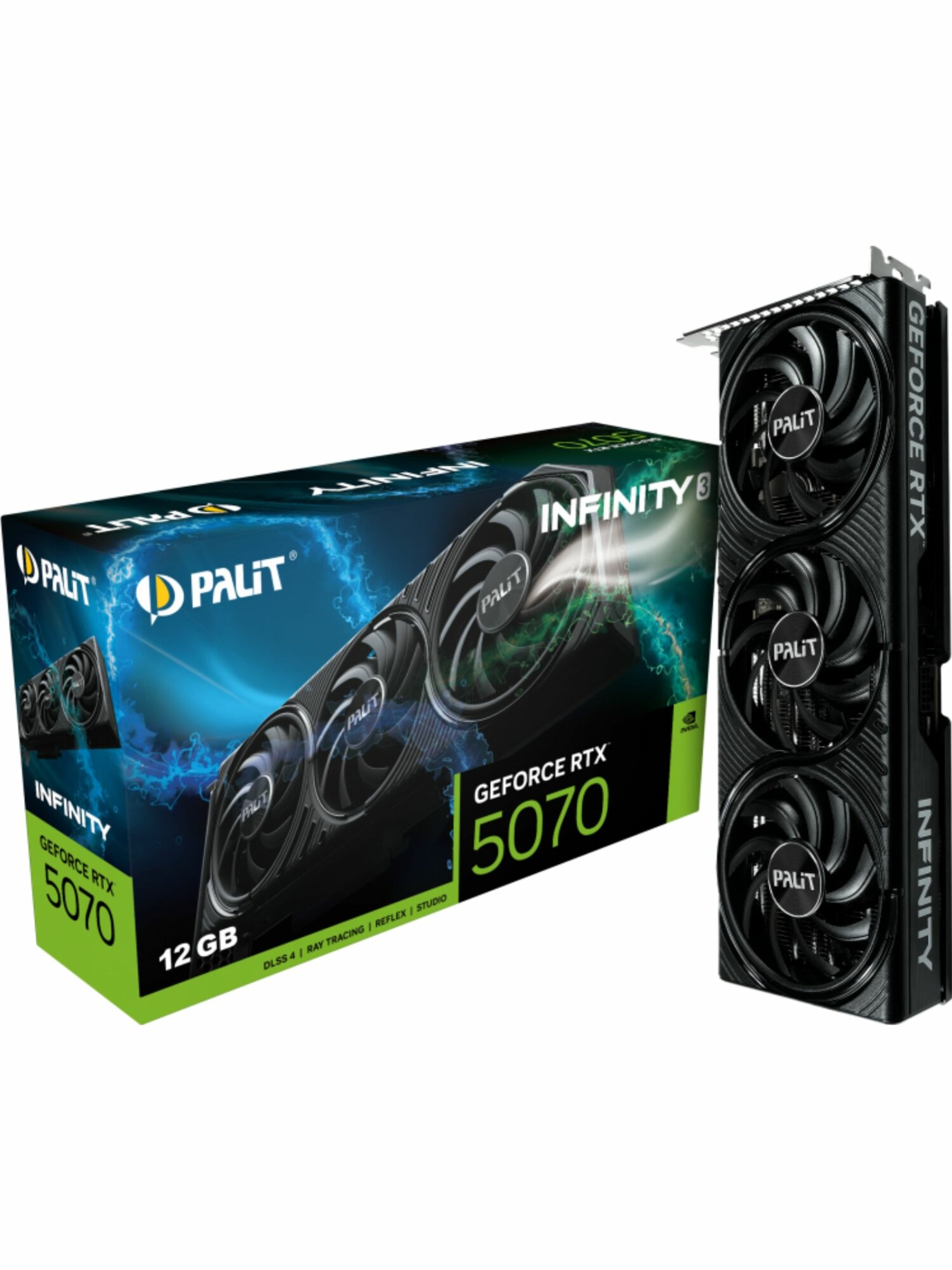 Видеокарта Palit GeForce RTX 5070 Infinity 3 12G