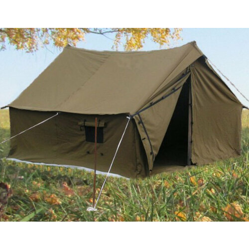 Палатка СССР 3-местная с полом с отверстием под дымоход