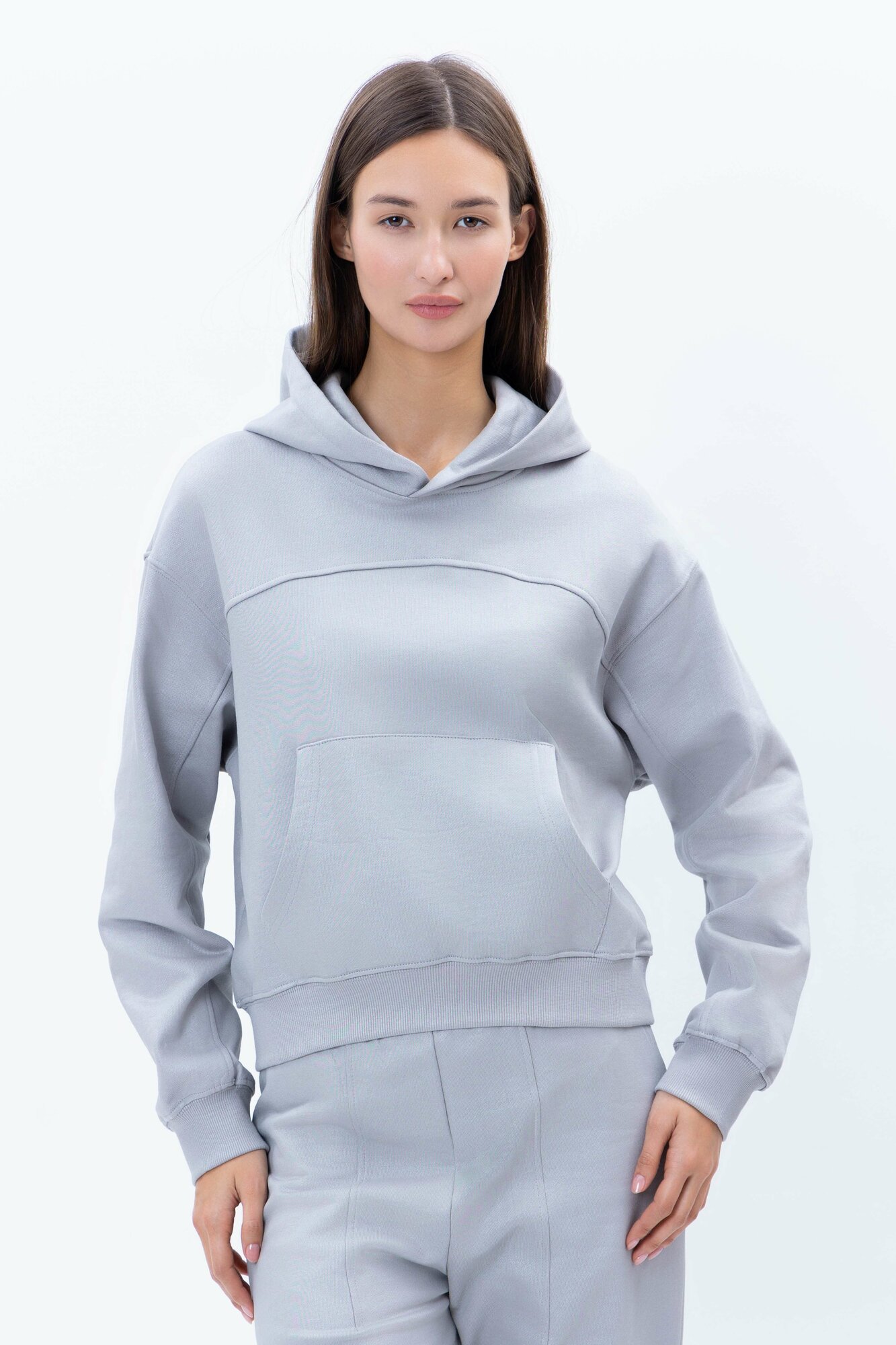 Худи спортивное TERRA PRO, размер S, , grey