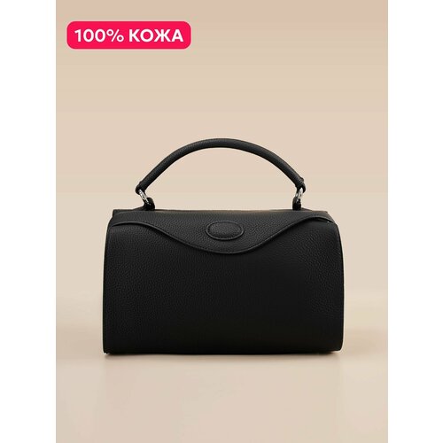 Сумка кросс-боди JACK ARNO, фактура матовая, черный