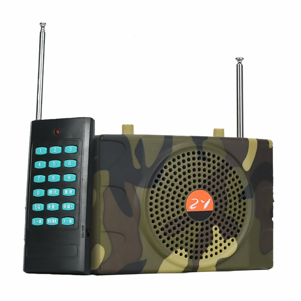 Bluetooth-колонка для охоты Электронный манок E898 с дистанционным управлением мощным звуком и камуфляжной сумкой