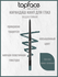 Topface Карандаш лайнер для глаз Stylo Kajal Eyeliner PT617 004 и...