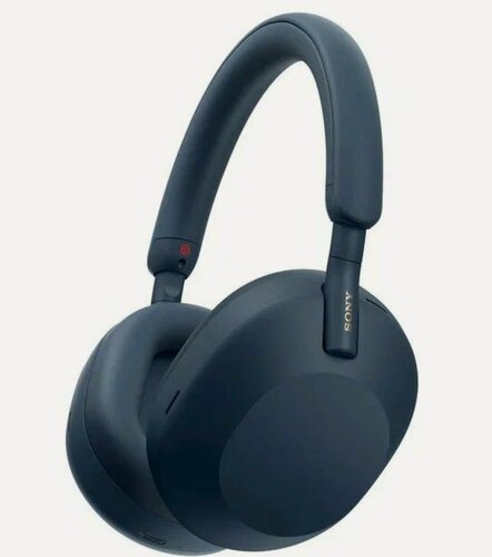Изображение товара Беспроводные наушники Sony WH-1000XM5, mini jack 3.5 mm, Синий