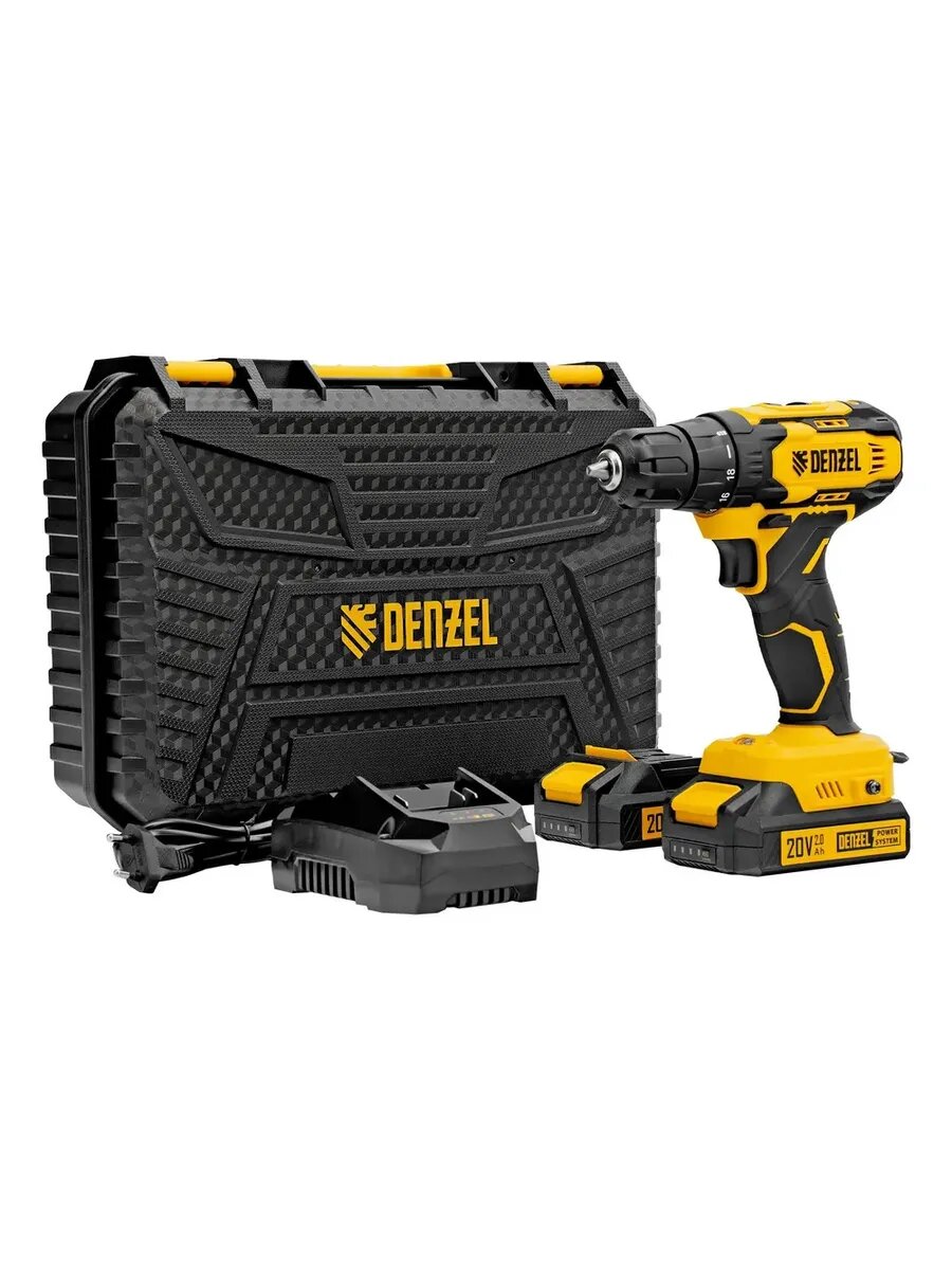 Дрель-шуруповерт CDQ-20 аккумуляторная Li-Ion 20В 26118