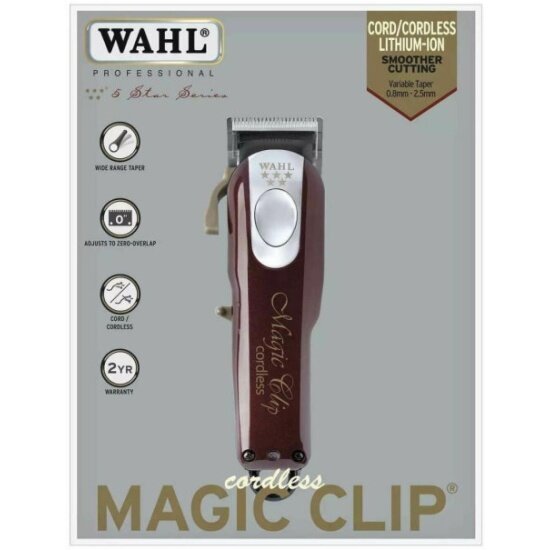 Машинка для стрижки волос Wahl Magic Clip Cordless 5*