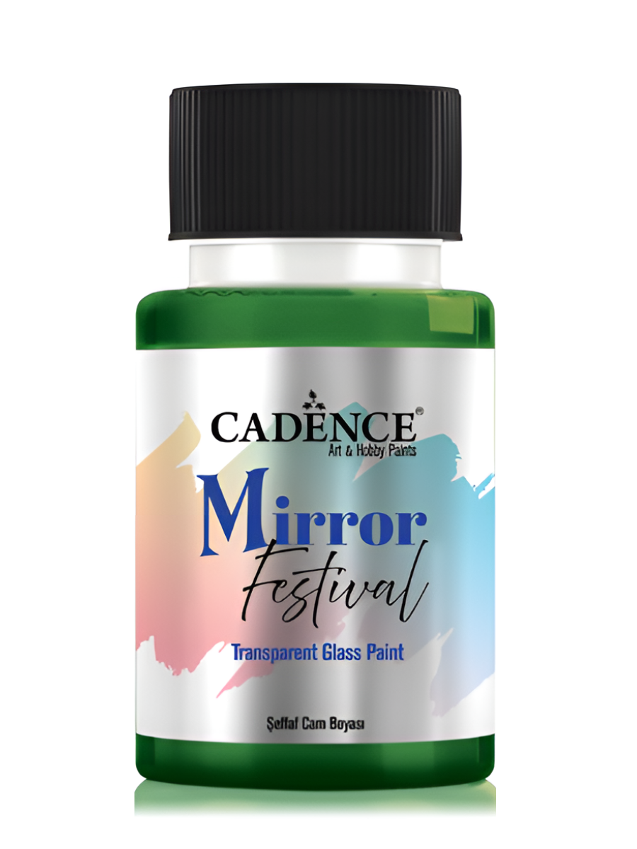 Краска для стекла и зеркала Cadence Mirror Festival, 50 ml. MF-05 Green