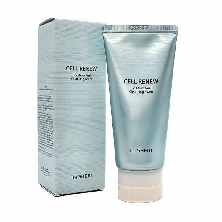 The Saem Cell Renew Bio Micro Peel Cleansing Foam очищающая пенка для умывания 170мл