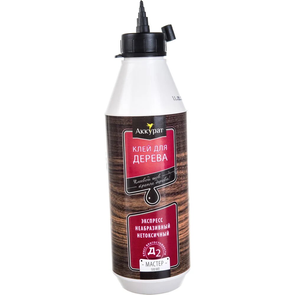 Аккурат Клей для дерева столярн  быстрый Мастер D2 500мл hk45540