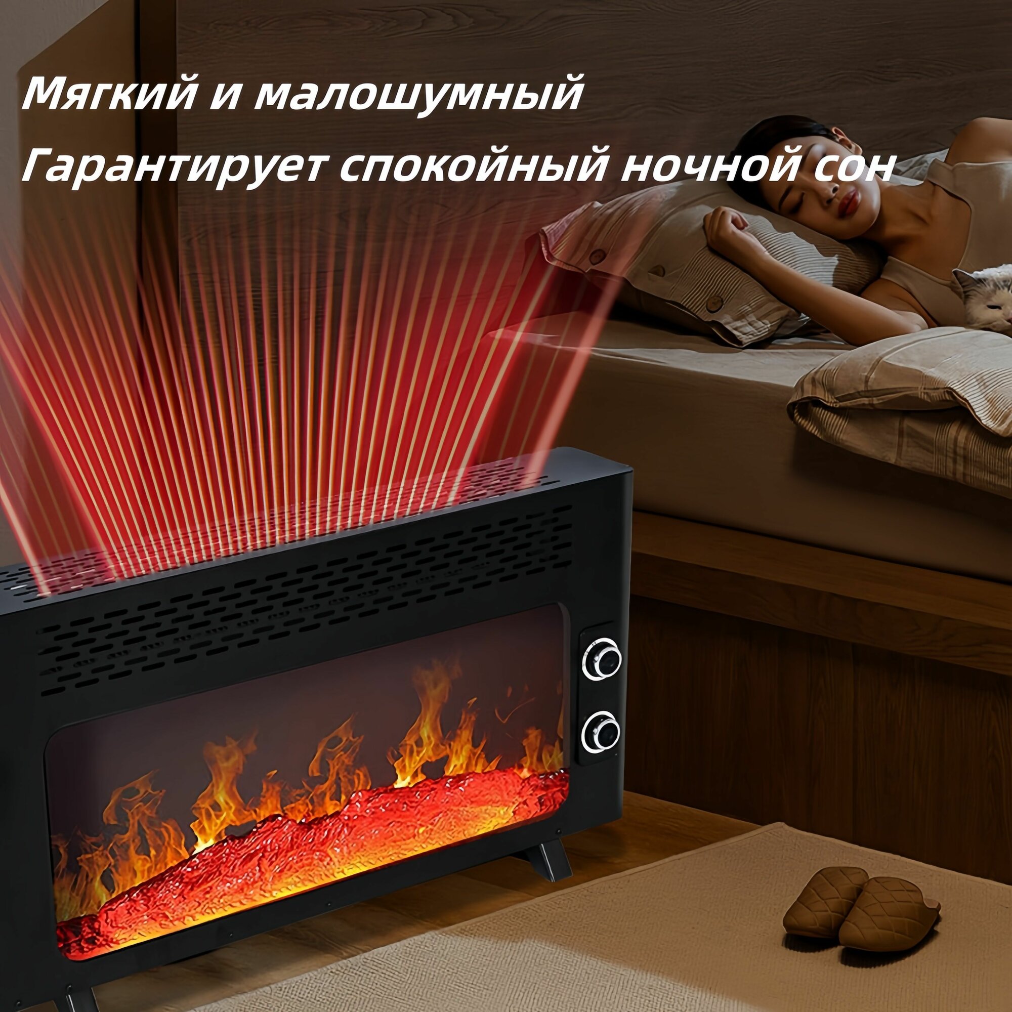 Инфракрасные Обогреватели Обогреватель, Моделирование 3D пламени, Энергосберегающий быстрый нагрев