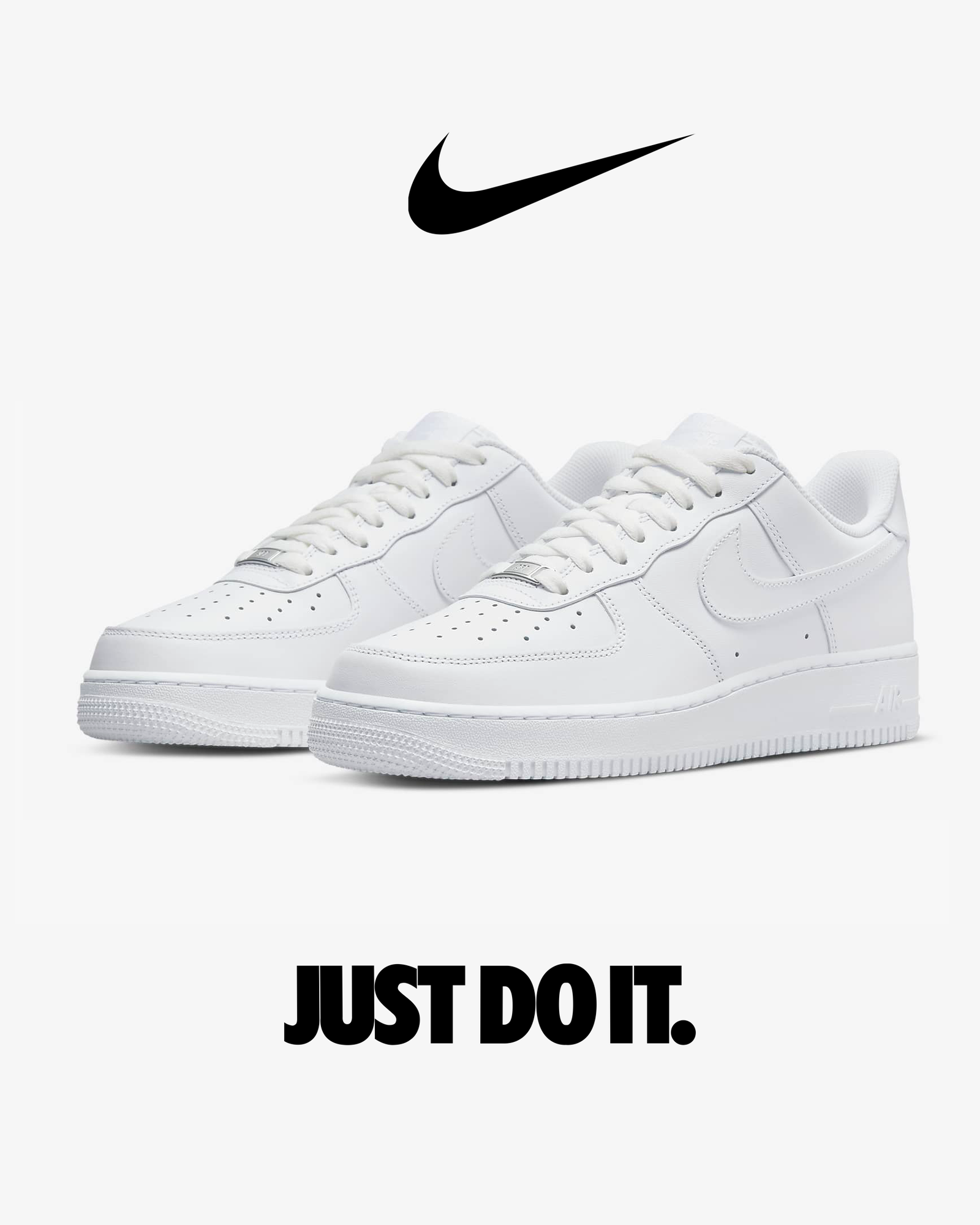 Кроссовки NIKE Air Force 1 LE (GS), размер 37.5, белый