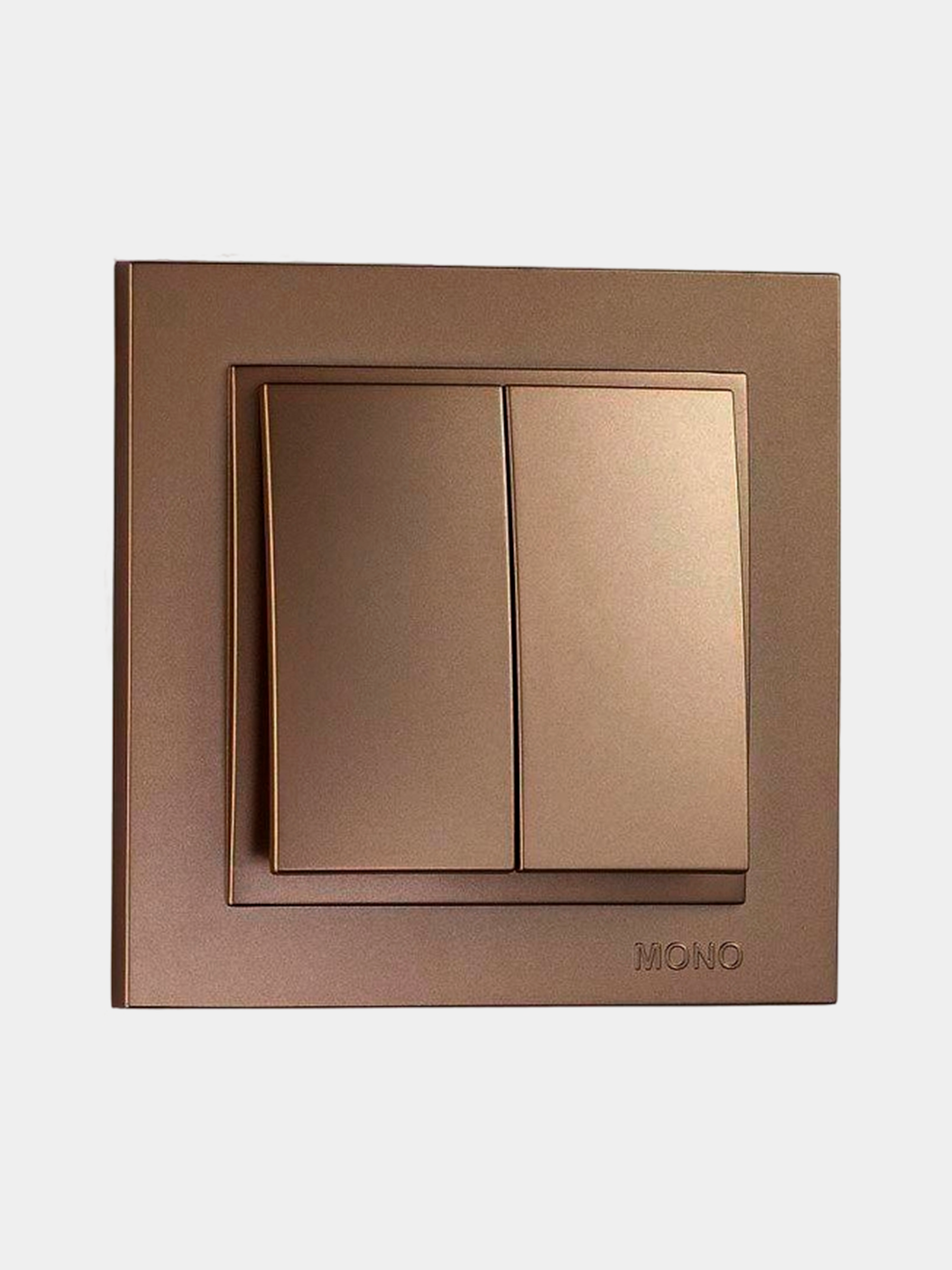 Выключатель двойной Voltus MONO ELECTRIC Despina белый, золотой, серебряный, бронзовый, хром