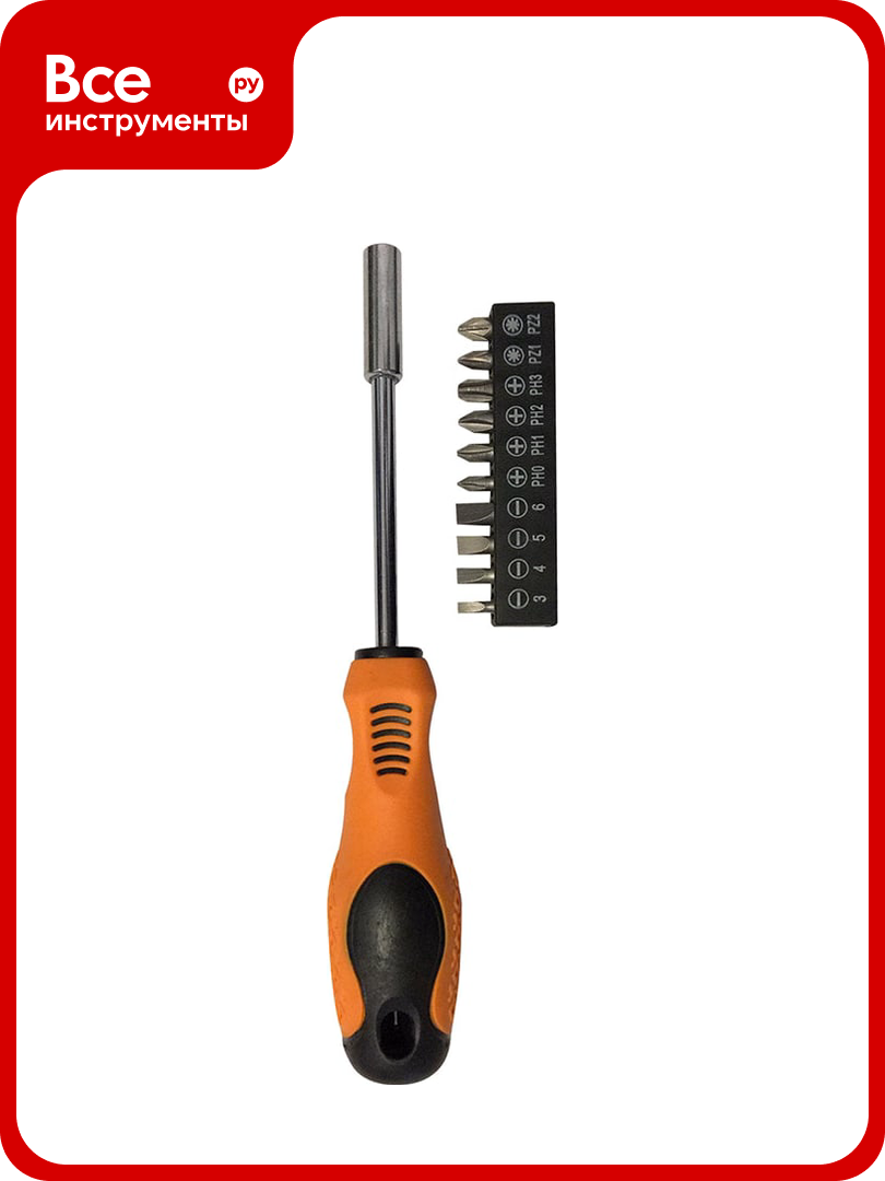 Отвертка Park с набором бит 008608