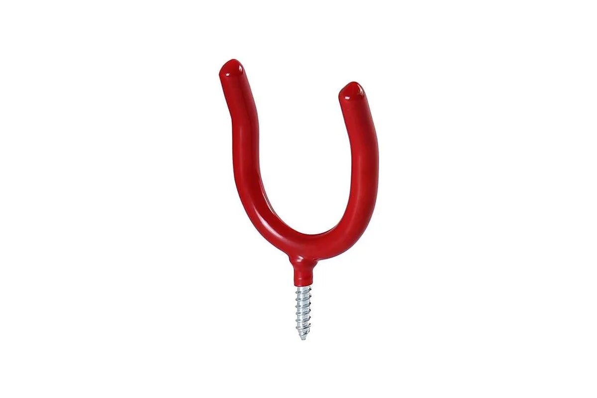 Larvij Крючок крепежный для гаража/ Держатель садовый для инвентаря/ Крючок настенный/ 50х70 мм максимальная нагрузка 10 кг LG035S