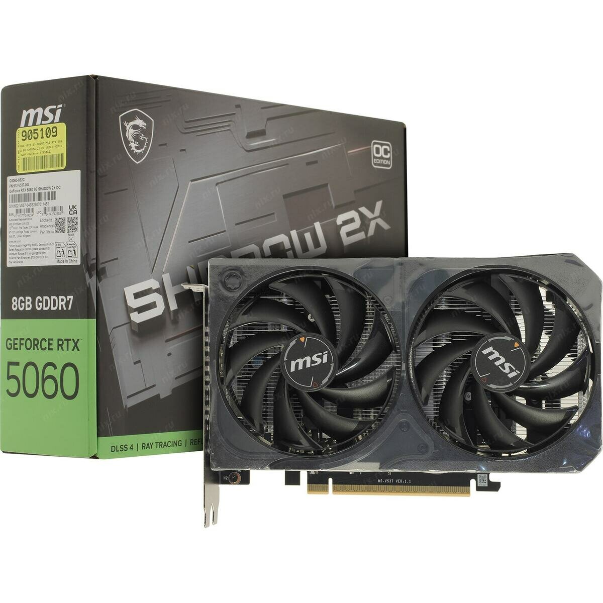 Msi Shadow 2X RTX 5060 8G SHADOW 2X OC