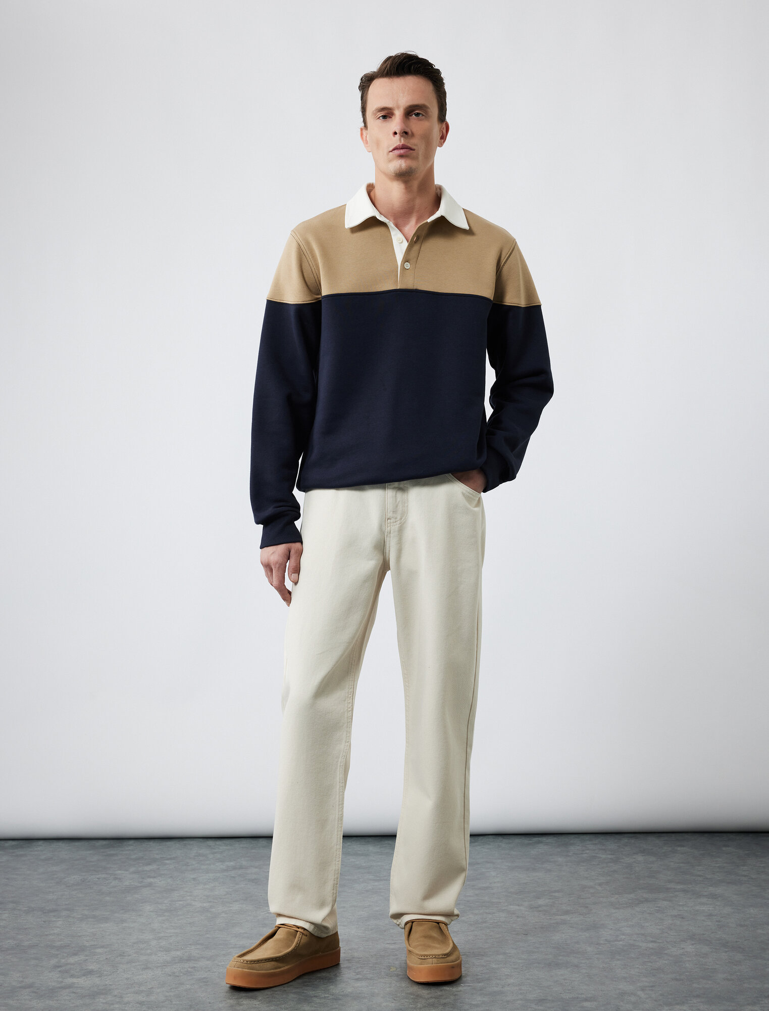 Джинсы KOTON размер W34 L30 (рост 176 см) экрю