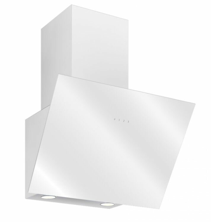 Вытяжка Антрацит 60П-650-Е3Д белый/белое стекло ELIKOR