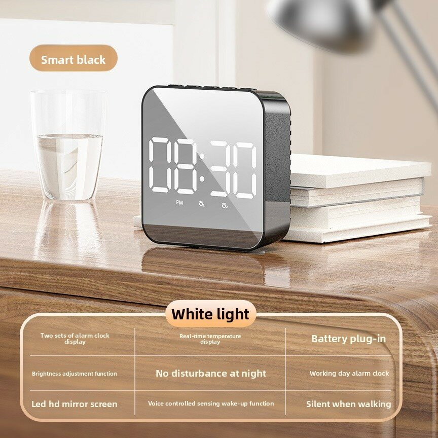 Led будильник с температурой и датой отображения для спальни alarm clock led with temperature and date display