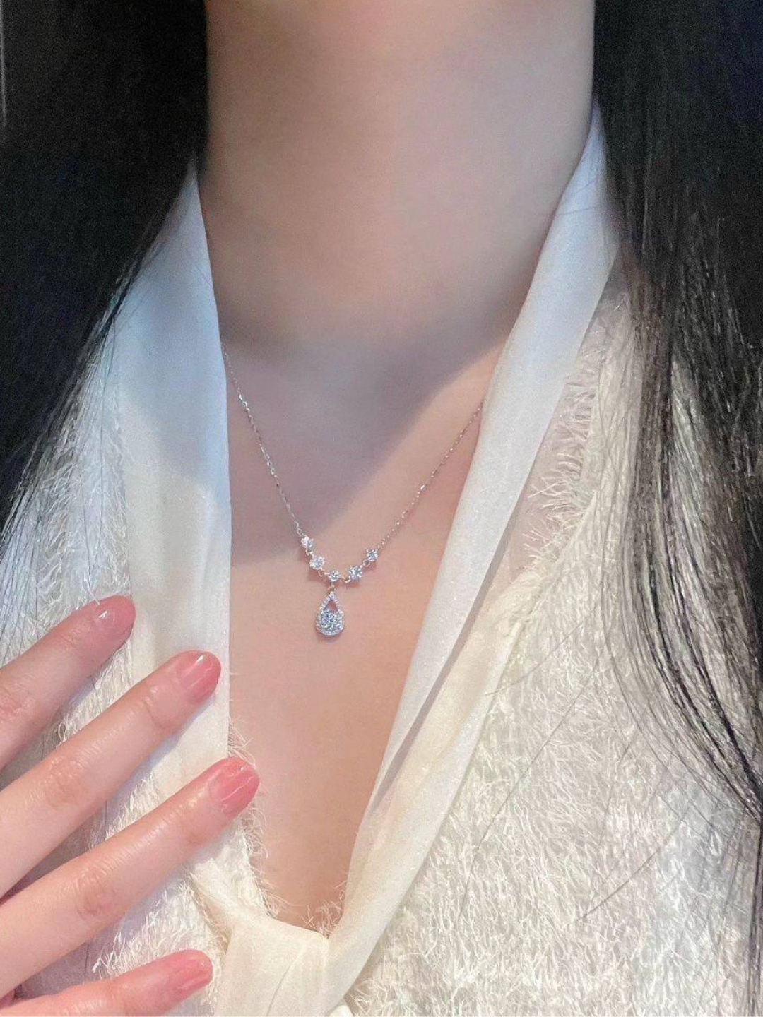 Колье, длина 35 см