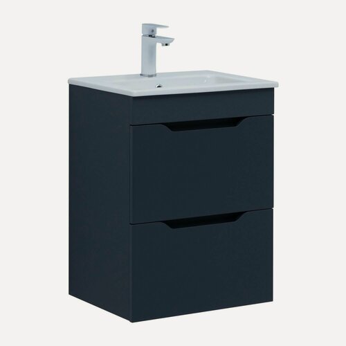 Изображение товара Тумба под раковину в ванную Aquanet Практика 50 маренго (2 ящика)