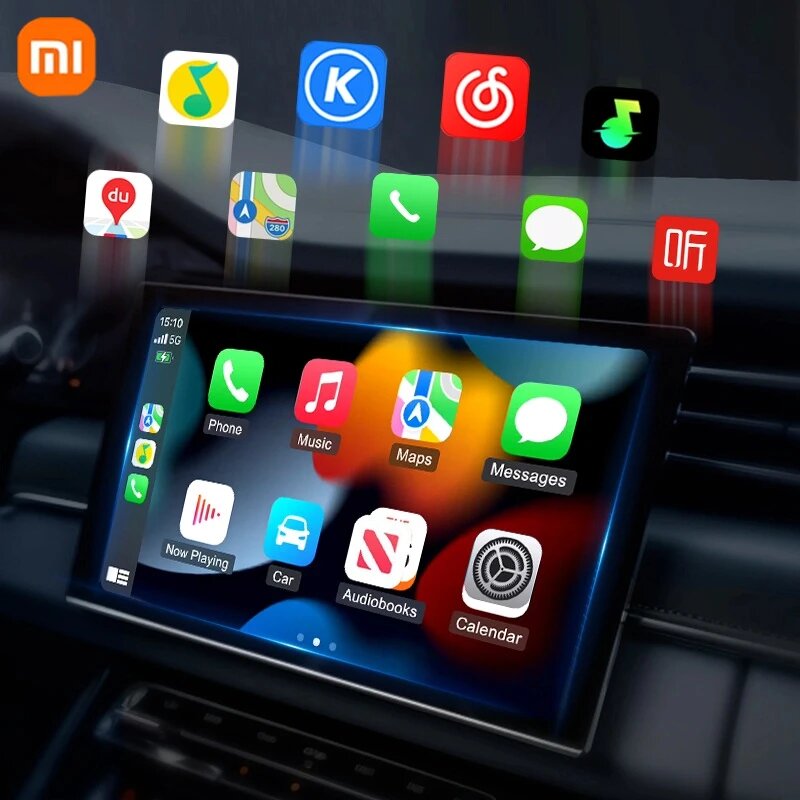 Изображение Xiaomi 2 в 1 беспроводной Android Auto адаптер беспроводной CarPlay Dongle автомобильные интеллектуальные системы AI Smart Box для автомобиля проводной CarPlay Only For Apple