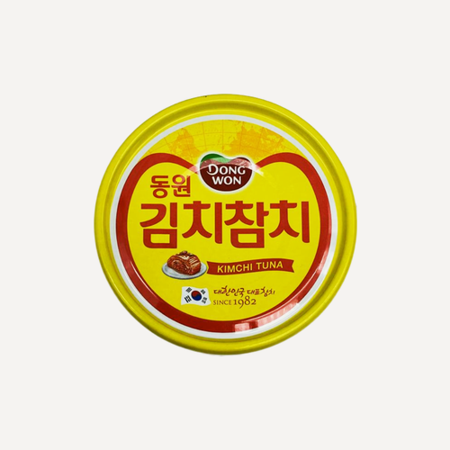 Изображение товара Тунец консервированный Dongwon с добавлением кимчи 100 г, Южная Корея