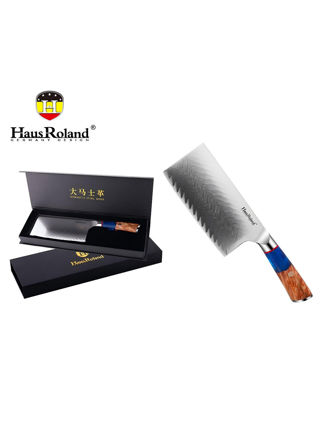 HausRoland многофункциональный кухонный нож — универсальный, подходит для разных продуктов - Japanse (Chef) 18 см