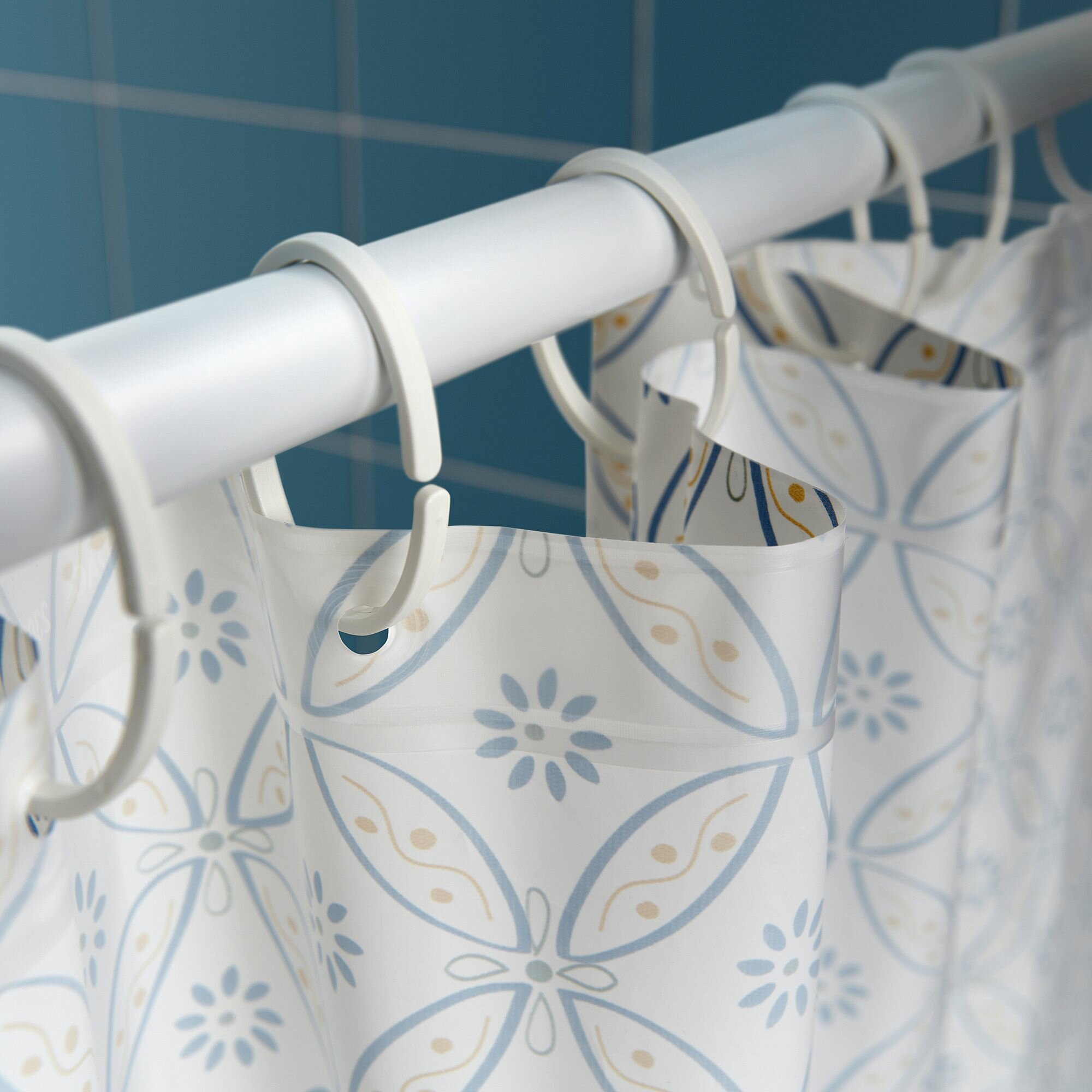 Занавеска для душа икеа DOCKBAT, 180x200 — фото 1