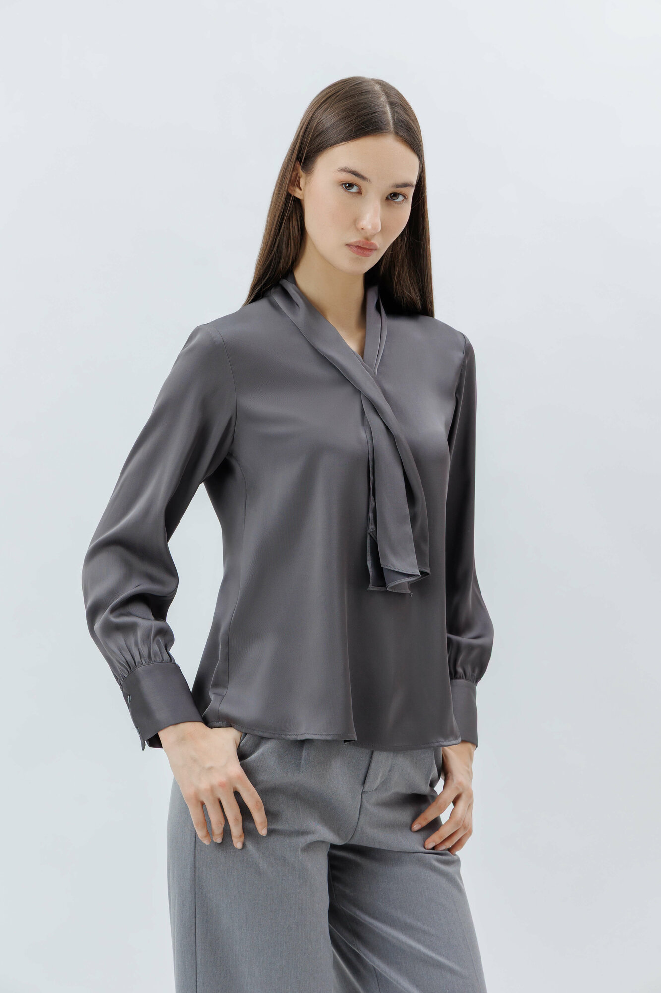 Блуза TERRA PRO, размер XS, dark grey — фото 1