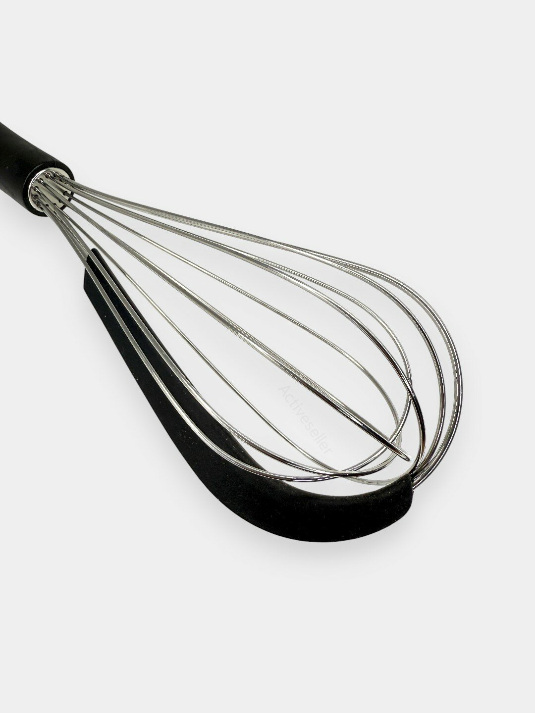 Венчики из нержавеющей стали с пластиковыми элементами, 28-33 см — фото 1