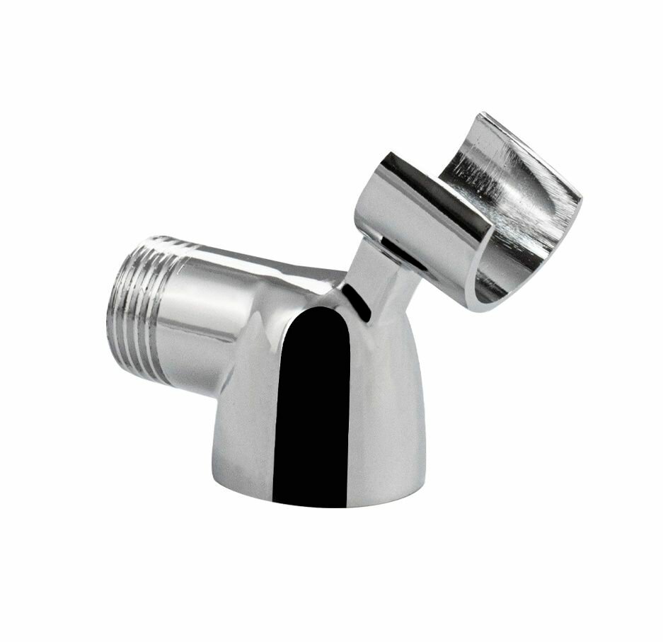 Держатель для душа санакс 11078 хром переходник - подставка под душевую лейку пластик АБС