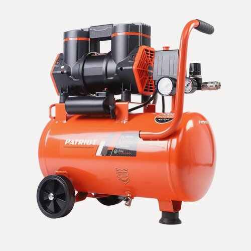 Изображение товара Компрессор PATRIOT KDS 280 F24, поршневой, коаксиальный привод, безмасляный, 2 цилиндра