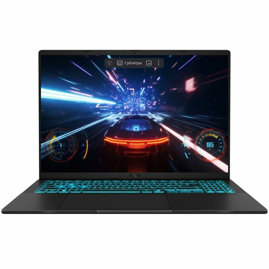 Картинки Ноутбук ASUS Gaming V16 V3607VU-RP326 Intel Core 7 240H/16"/16GB/1TB/NVIDIA GeForce RTX 4050 6GB/Без ОС/90NB15Q1-M00RB0/Black