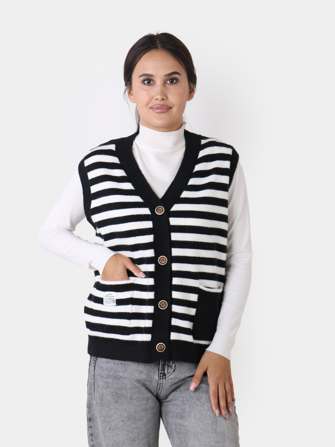 Жилет спортивный , размер One Size, черный — фото 1