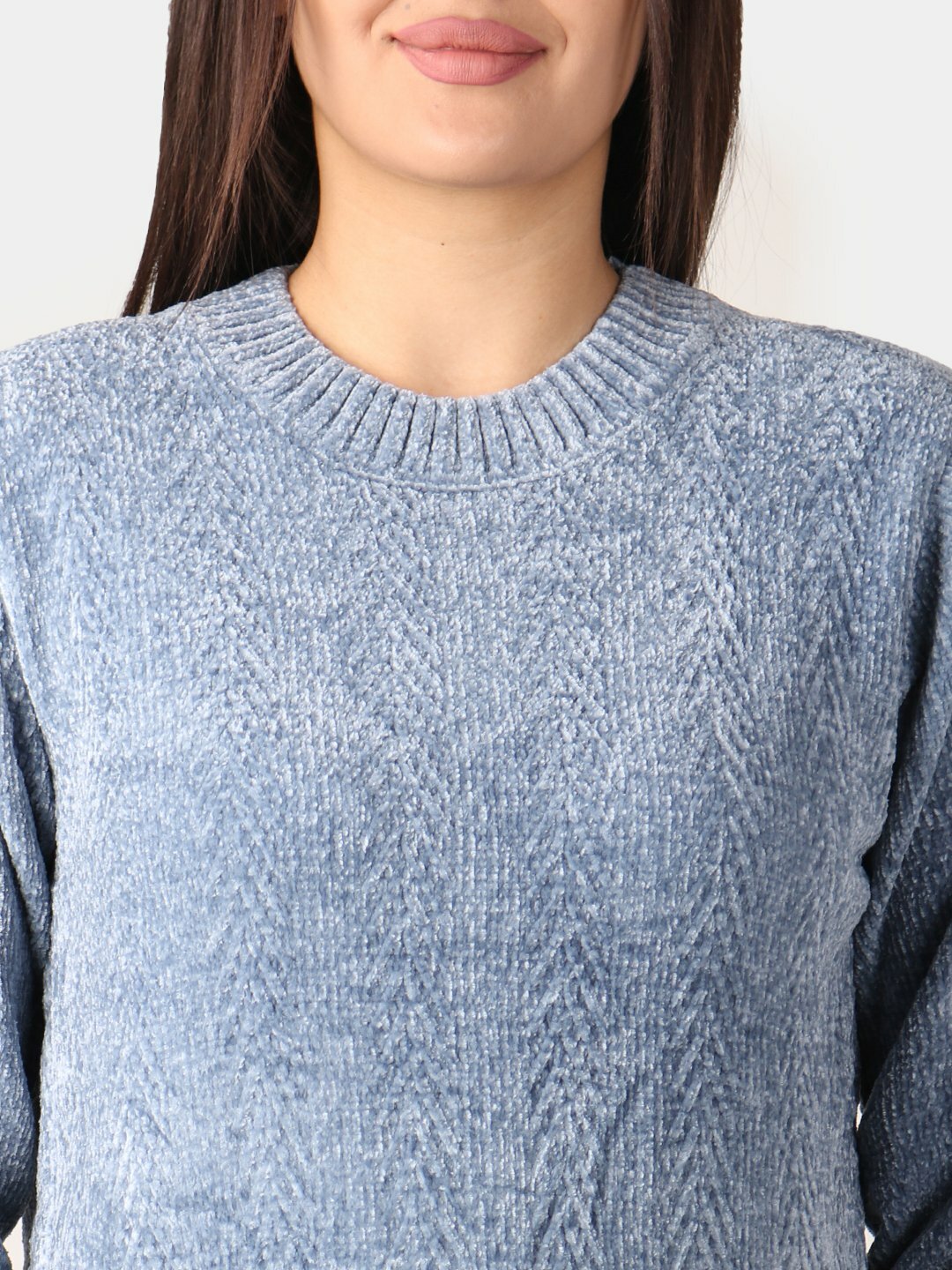 Свитер размер One Size, , синий меланж — фото 1