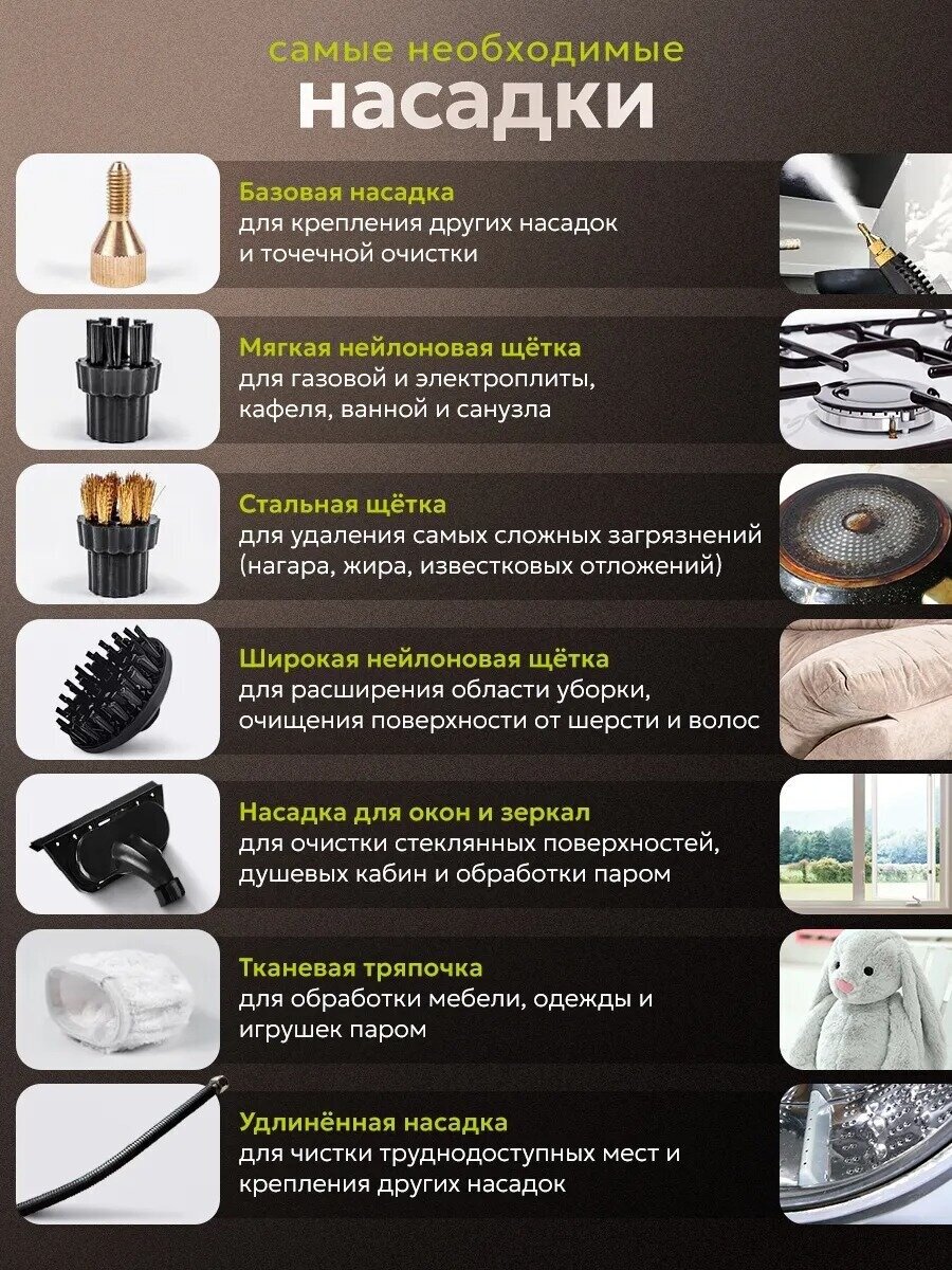 Пароочиститель для дома напольный, 3000Вт, давление пара 3бар, защита от накипи, белый — фото 1