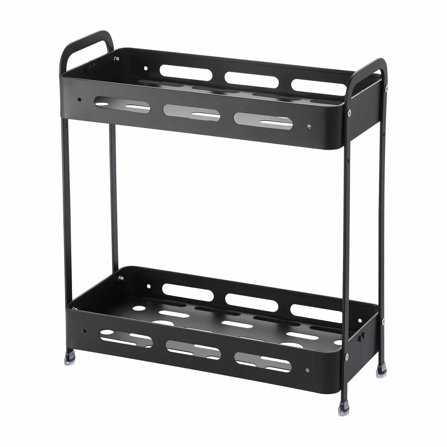 Полка настенная ZENFORT TA-3540B2 2 яруса черный матовый