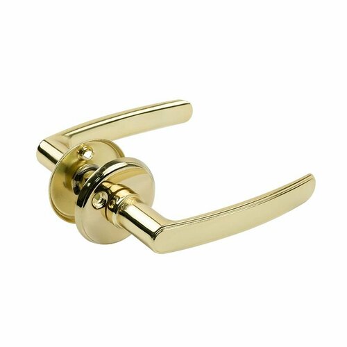 Ручки для финских дверей межкомнатные, входные на розетке нора-м 117 AL ECO, золото