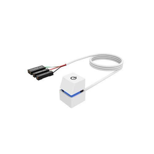 Кнопка включения компьютера переносная 1, 8м белая