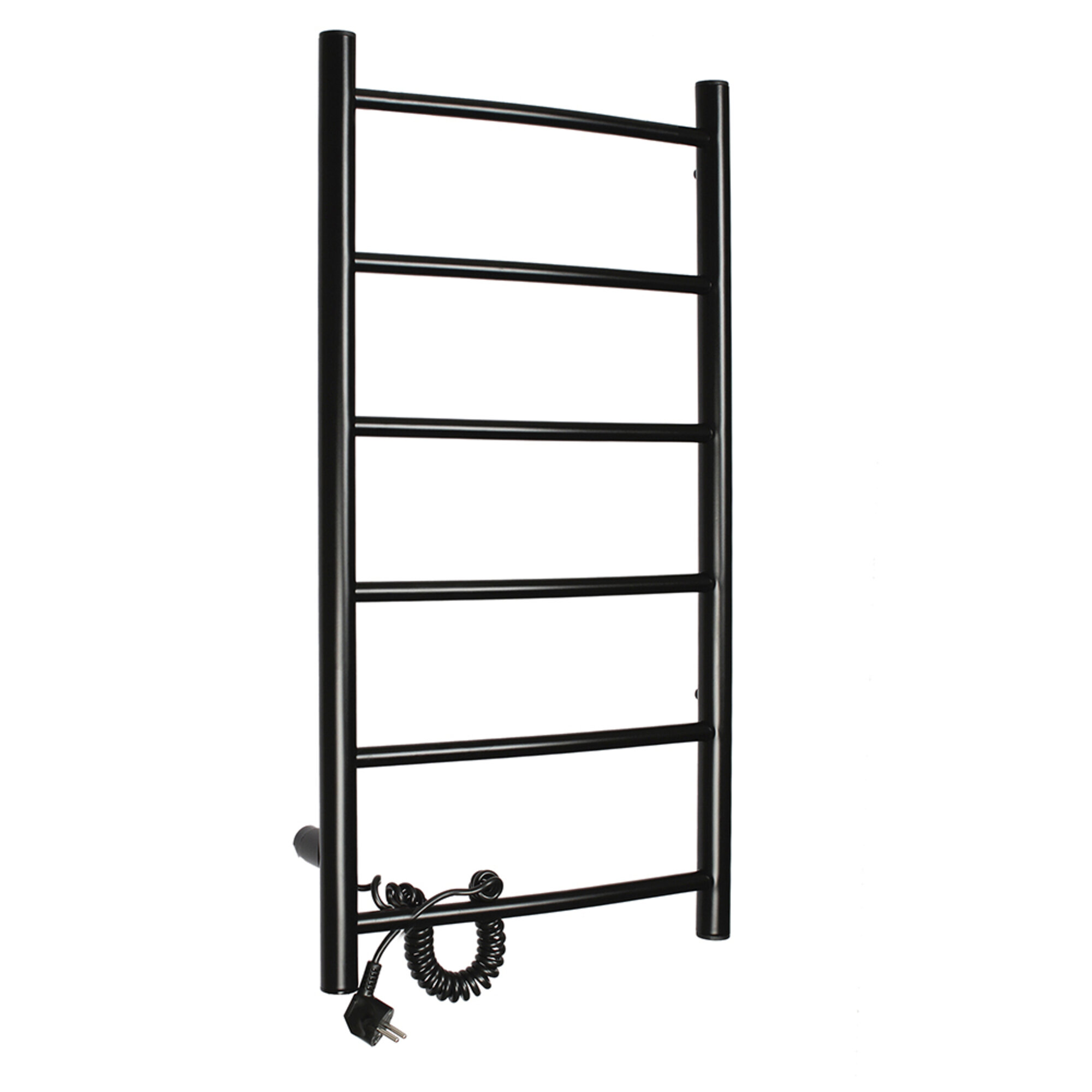 Полотенцесушитель электрический Domoterm Аврора DMT 109-6 40х80 ЧРН EK L черный