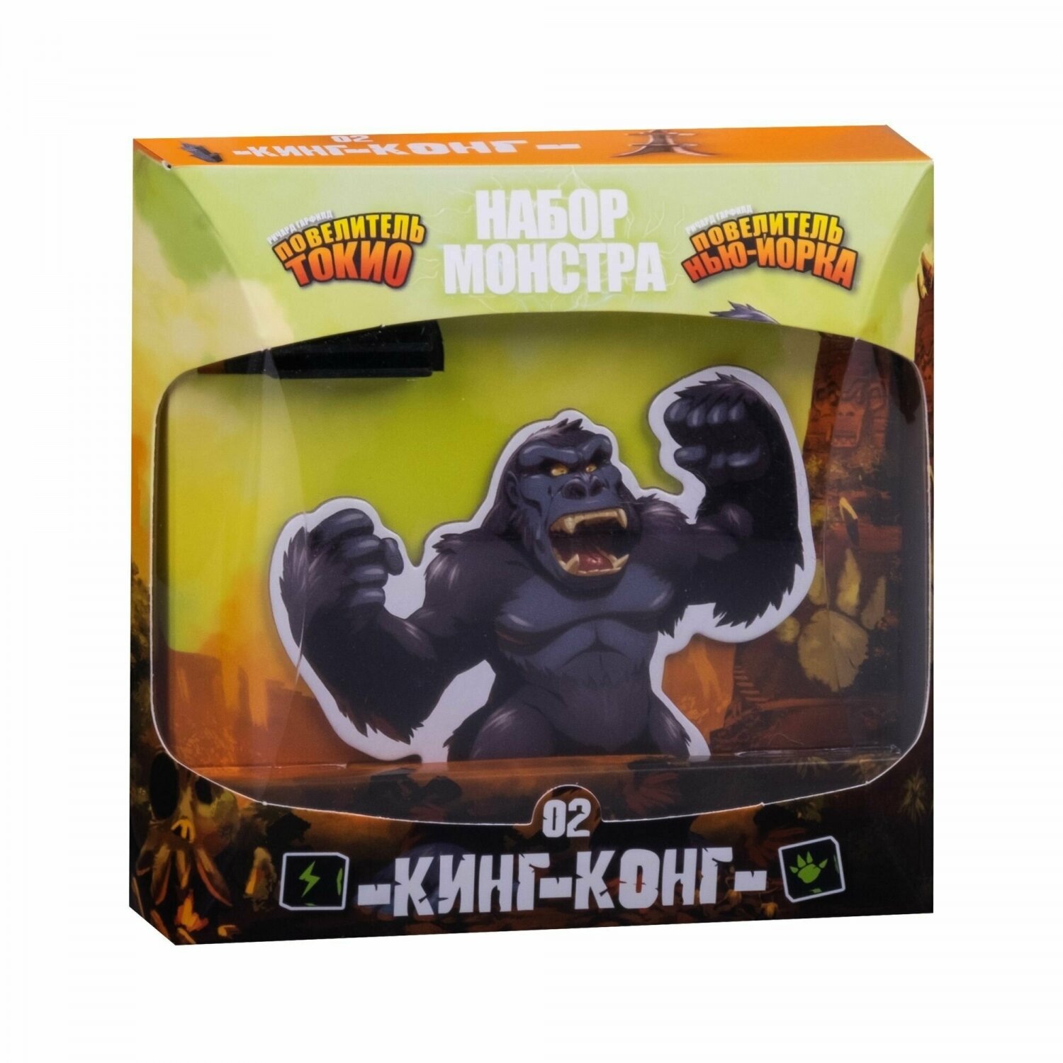 Настольная игра Повелитель Токио. Набор монстра: Кинг-конг Дополнение