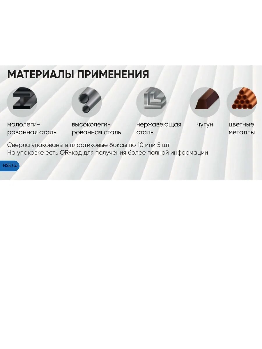 Сверла И Наборы Сверло по металлу 13 мм, HSS Co, Кобальт, 5 шт