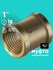 Муфта 3/4" ONKRON CP3-4 соединительная, внутренняя резьба, латунь