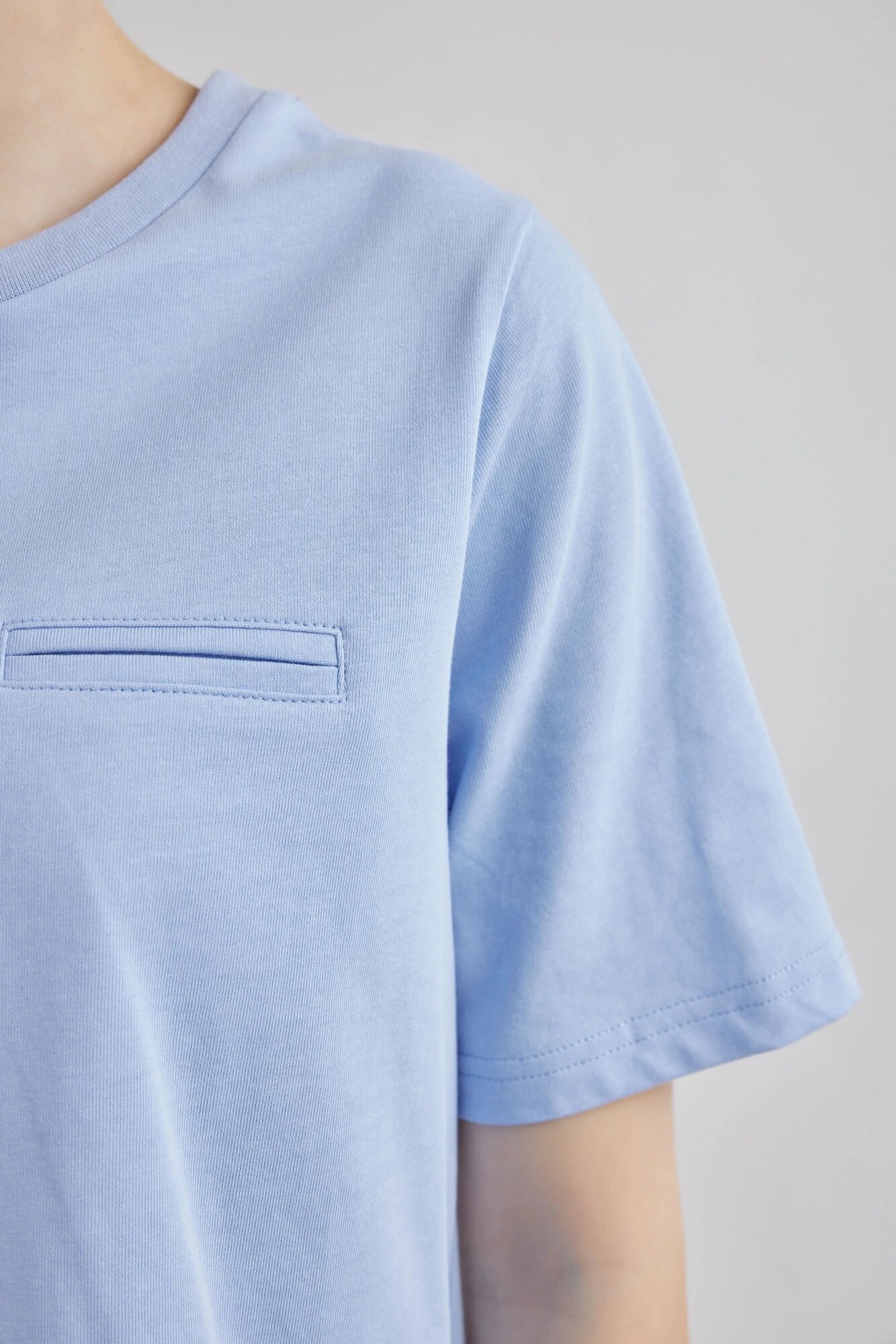 Футболка Selfie, размер S, голубой — фото 1