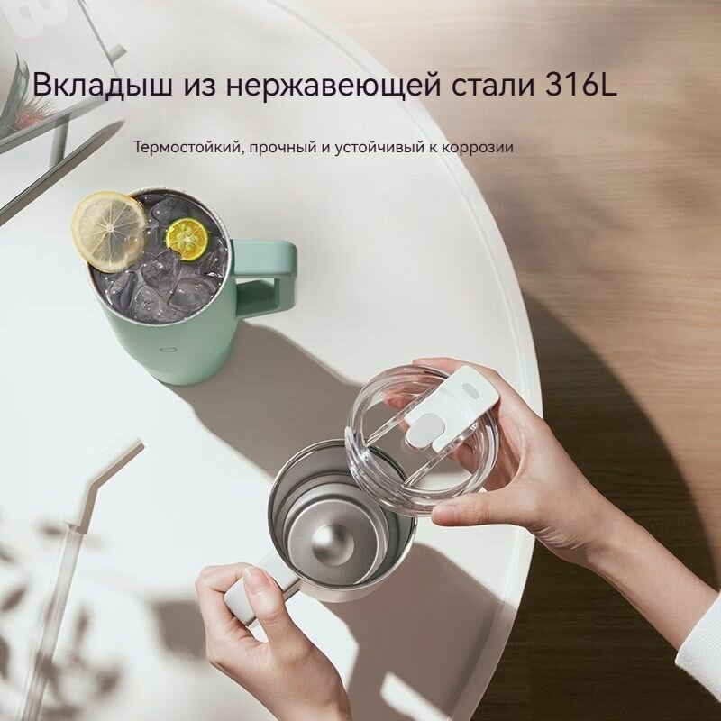 Изображение Xiaomi mijia Пищевая чашка Теплоизоляционная чашка 1L Белый