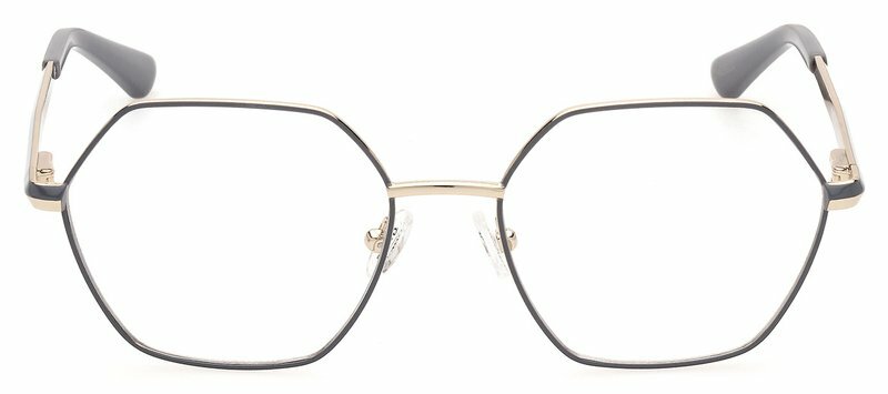 Женская оправа для очков Guess GU 2869 033, цвет: золотой, шестиугольные, металл