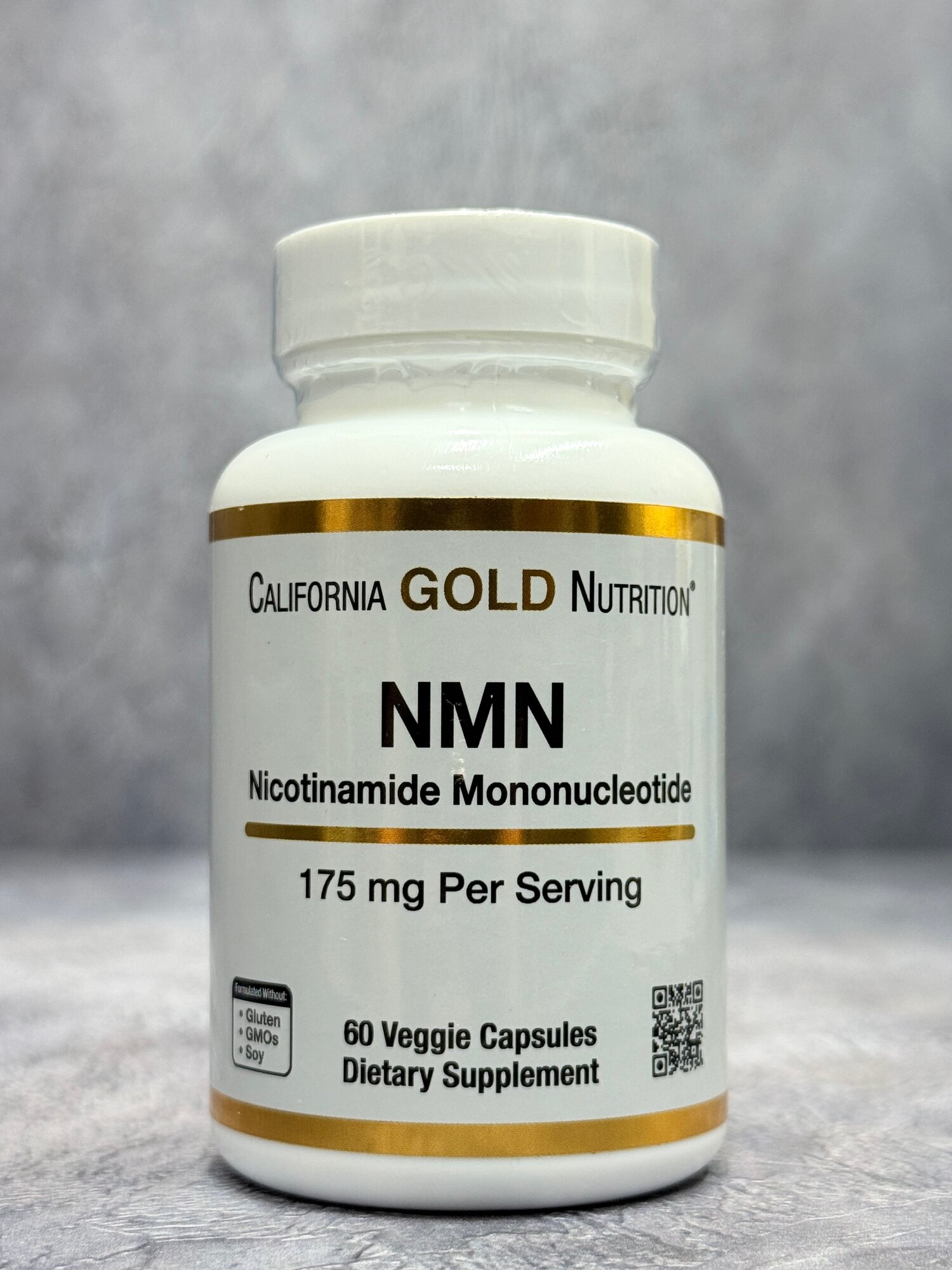 Никотинамид Мононуклеотид НАД California Gold Nutrition Nmn Nicotinamide Mononucleotide 175 mg 60 растительных капсул