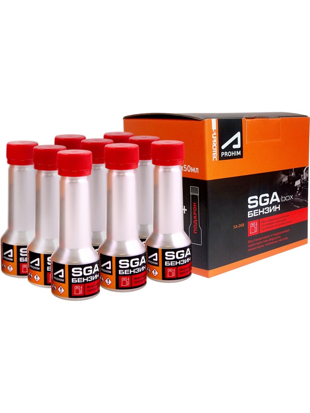 Присадка для бензиновых двигателей Suprotec A-Prohim SGA BOX SA-268
