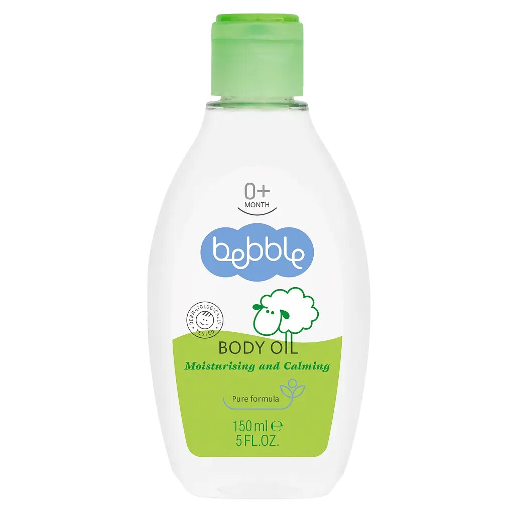 Bebble Масло для ежедневного массажа тела детское Body Oil 0 150 мл 1 шт