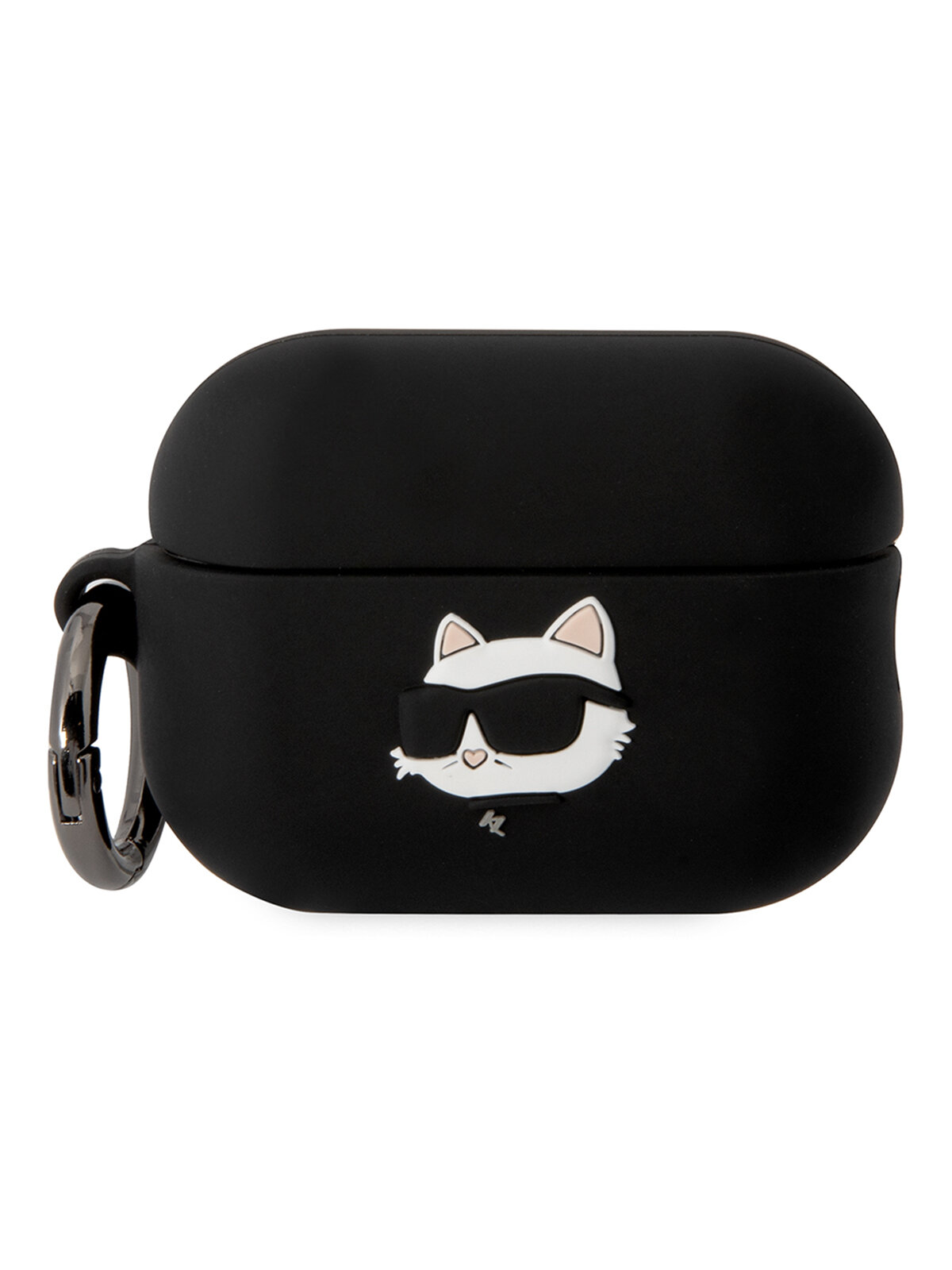 Чехол Karl Lagerfeld силиконовый для Airpods Pro 2, NFT 3D Choupette черный